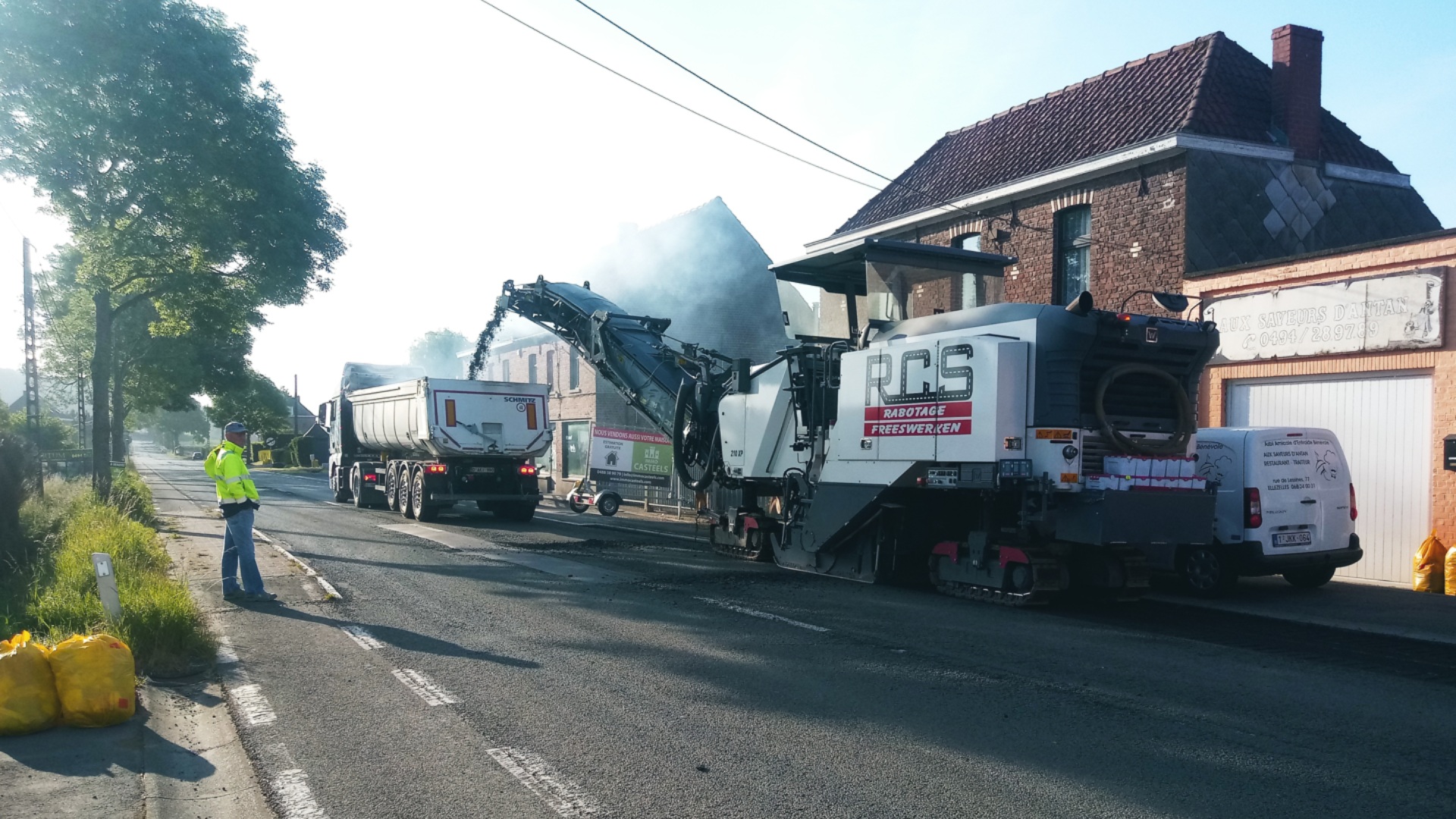 Ellezelles : des travaux de rénovation de la RN57 pendant une semaine