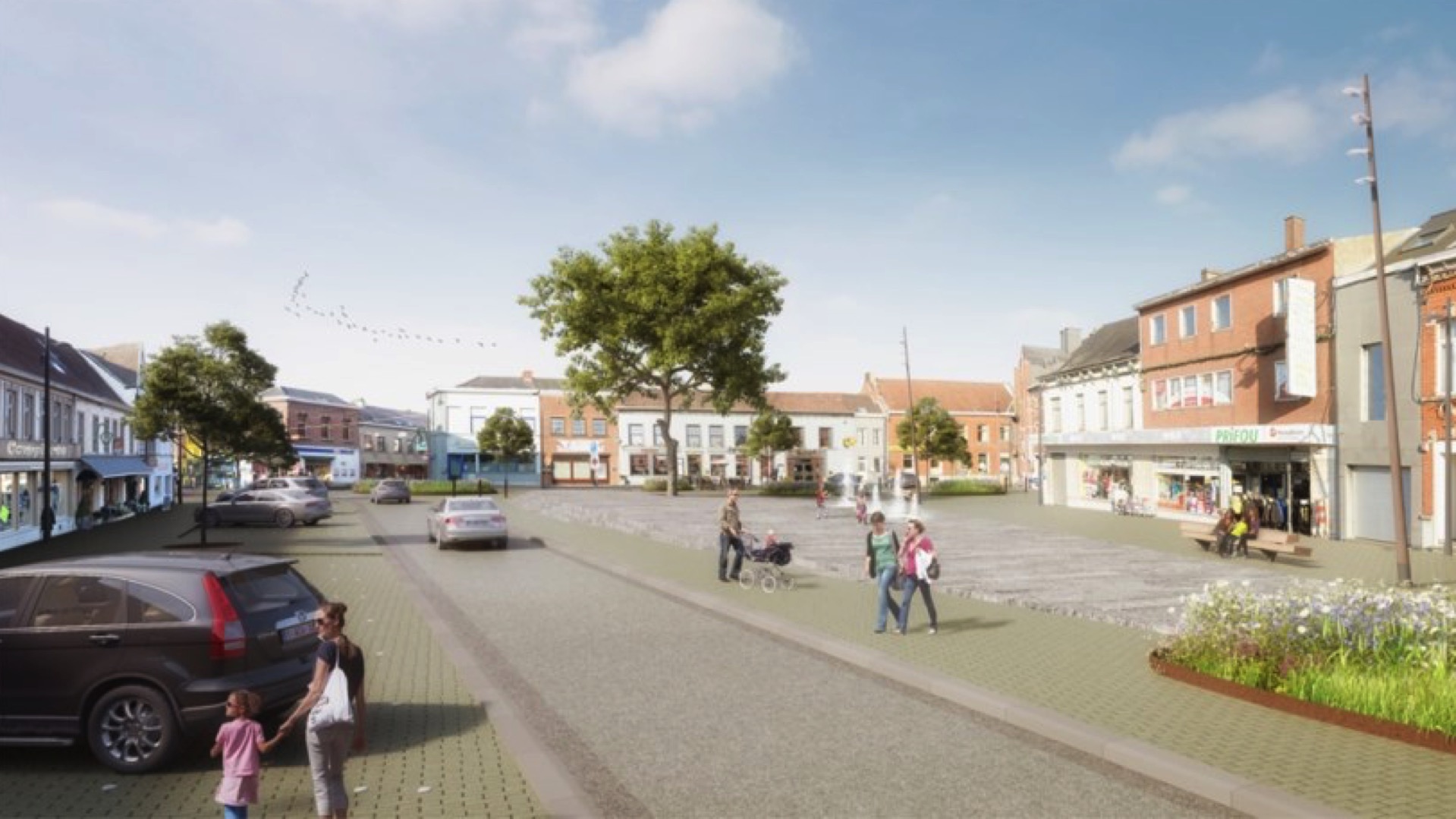 Le gouvernement wallon a prévu un budget pour la rénovation de la Grand-place de Leuze