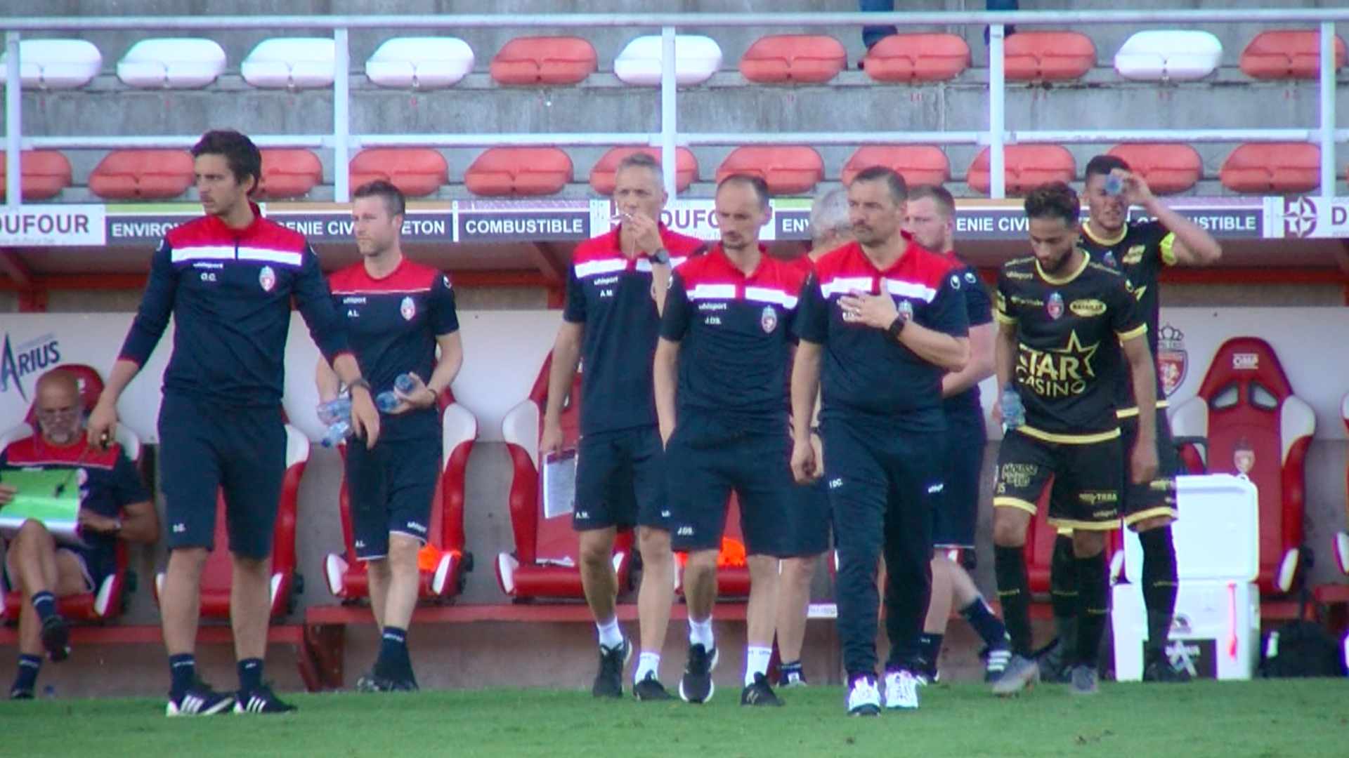 Le staff de l'Excel Mouscron est au complet autour de Fernando Da Cruz