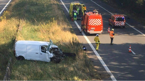Accident sur l'autoroute A17 Mouscron-Tournai : 3 blessés légers