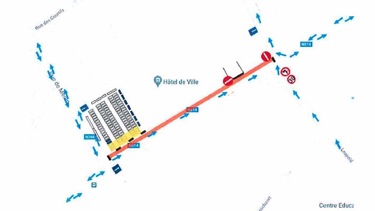Mouscron: travaux à la rue de Courtrai à partir de lundi