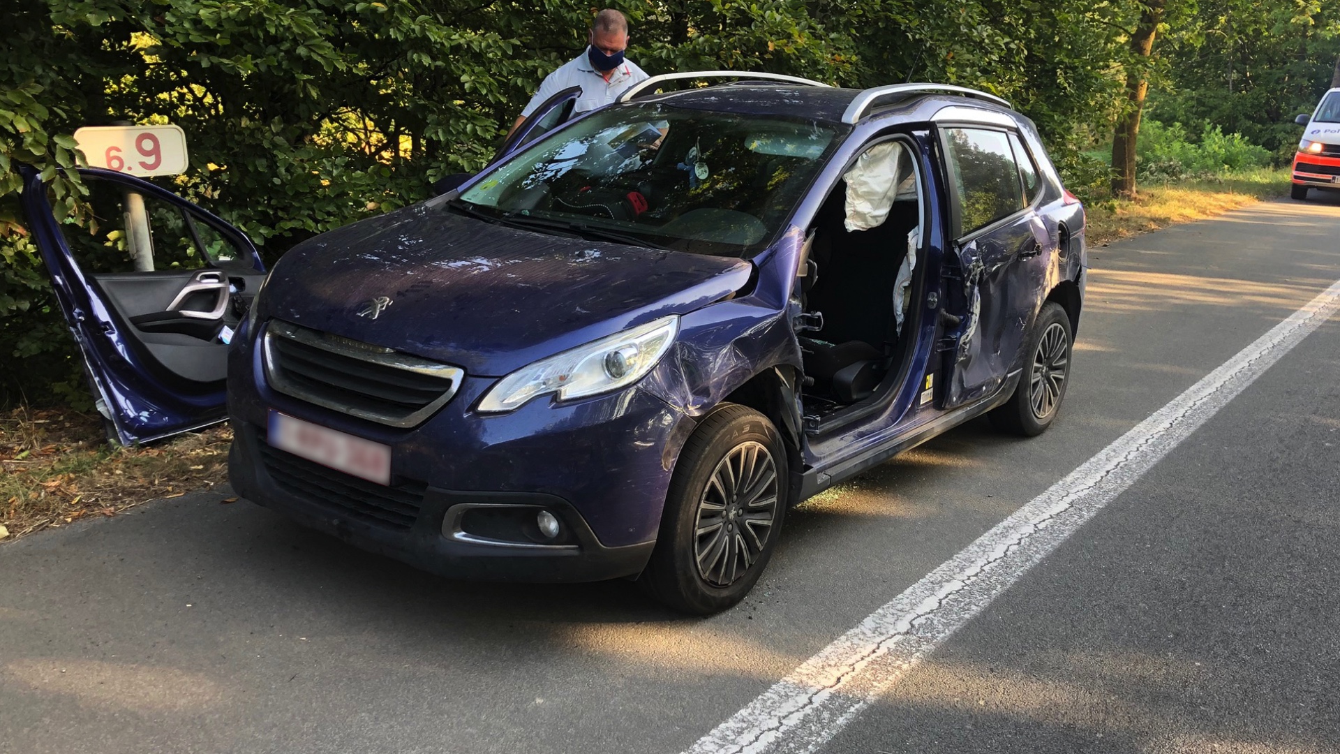 Un conducteur désincarcéré après un accident sur la chaussée de la Sucrerie à Fontenoy