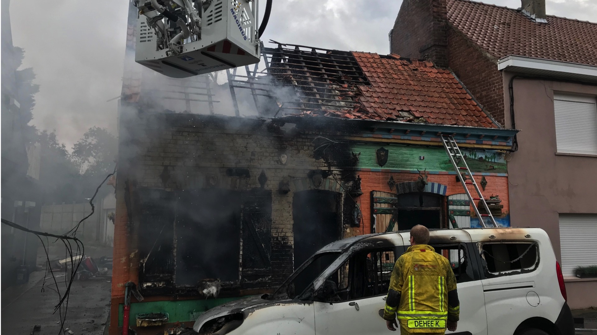 Pecq : un octogénaire décède dans l'incendie de sa maison