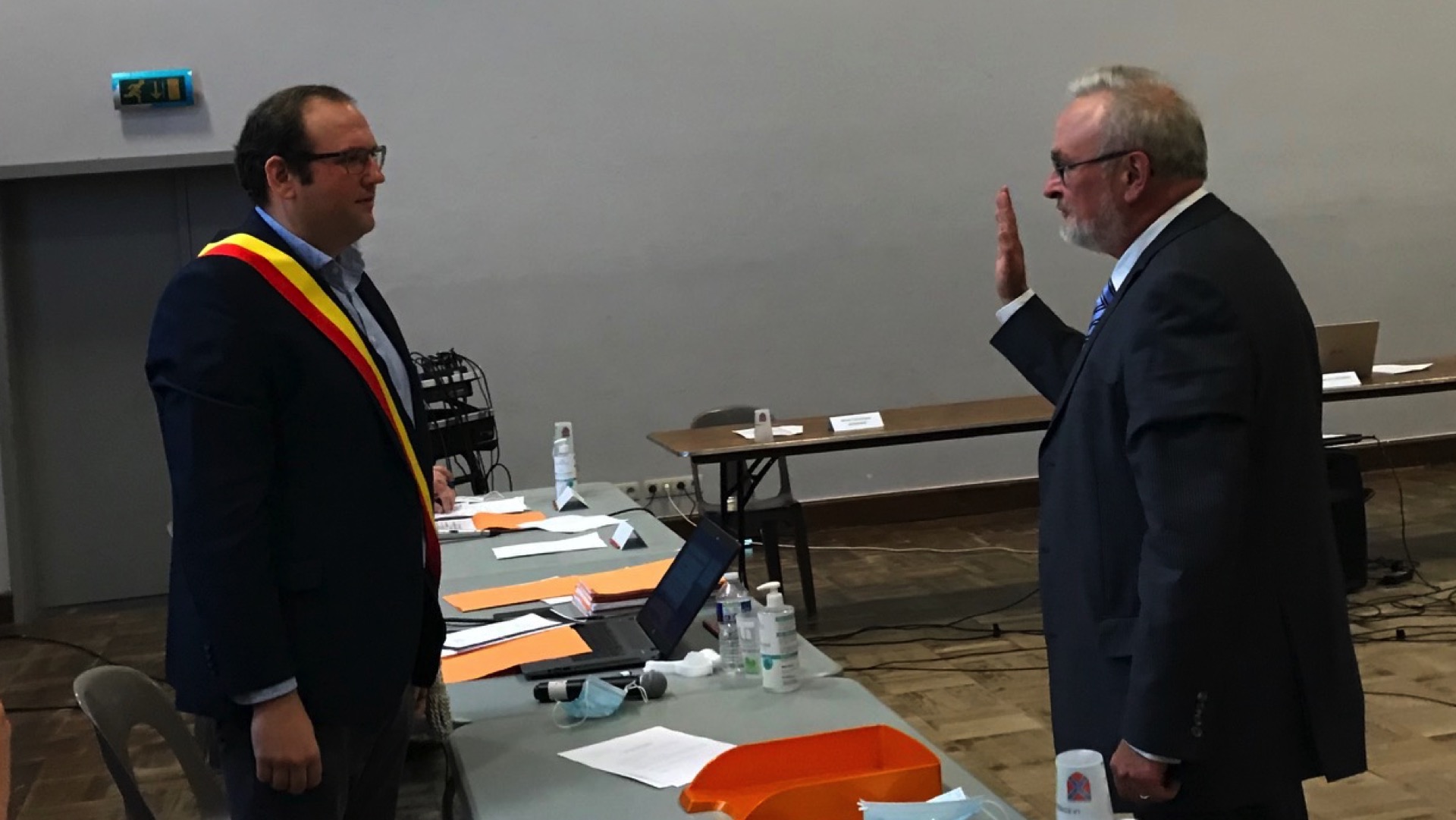Philippe Wanderpepen, directeur général de Celles, a prêté serment lors du conseil communal