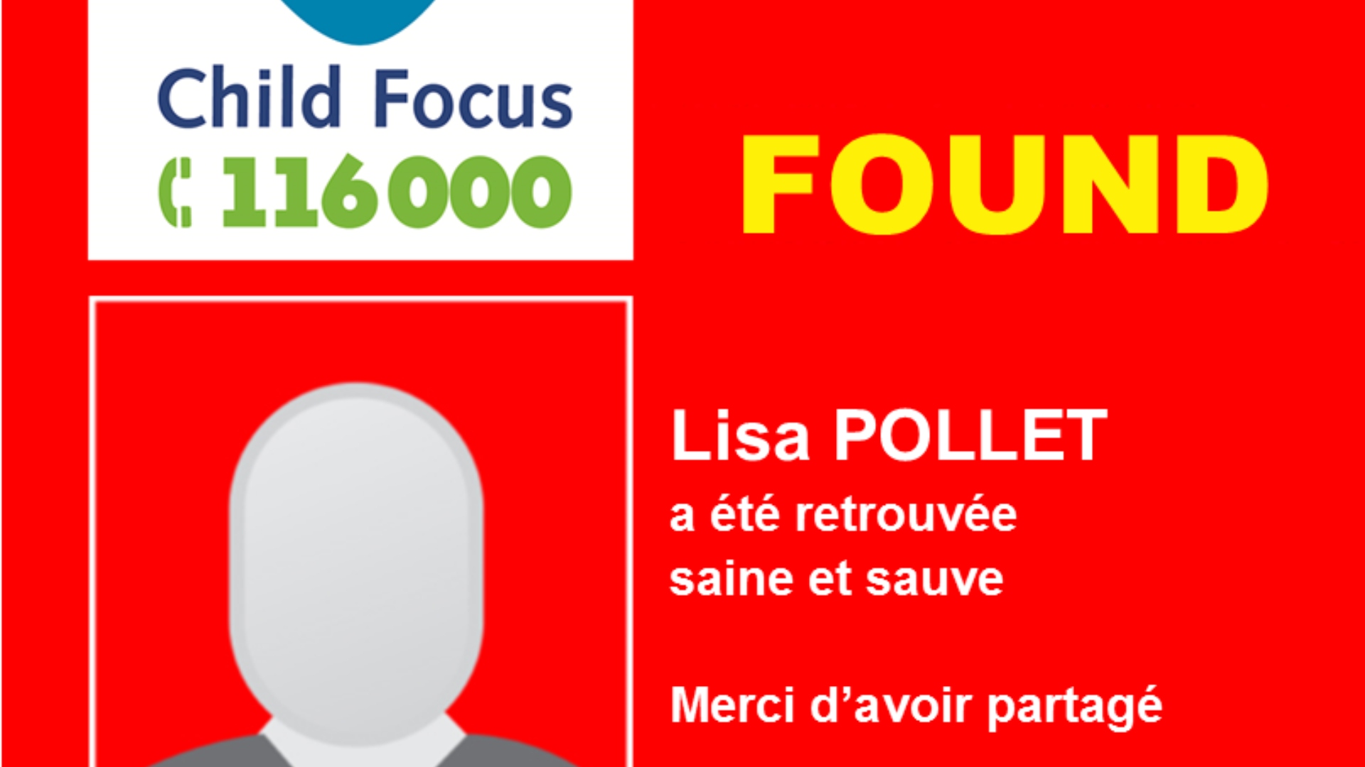 Avis de disparition à Flobecq : Lisa Pollet a été retrouvée saine et sauve