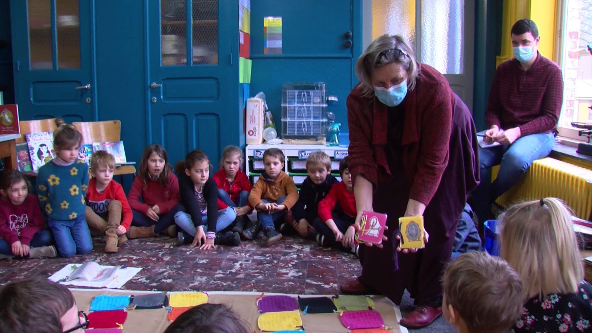 Projet autour du livre à l'école libre de la Sainte Famille d'Escanaffles