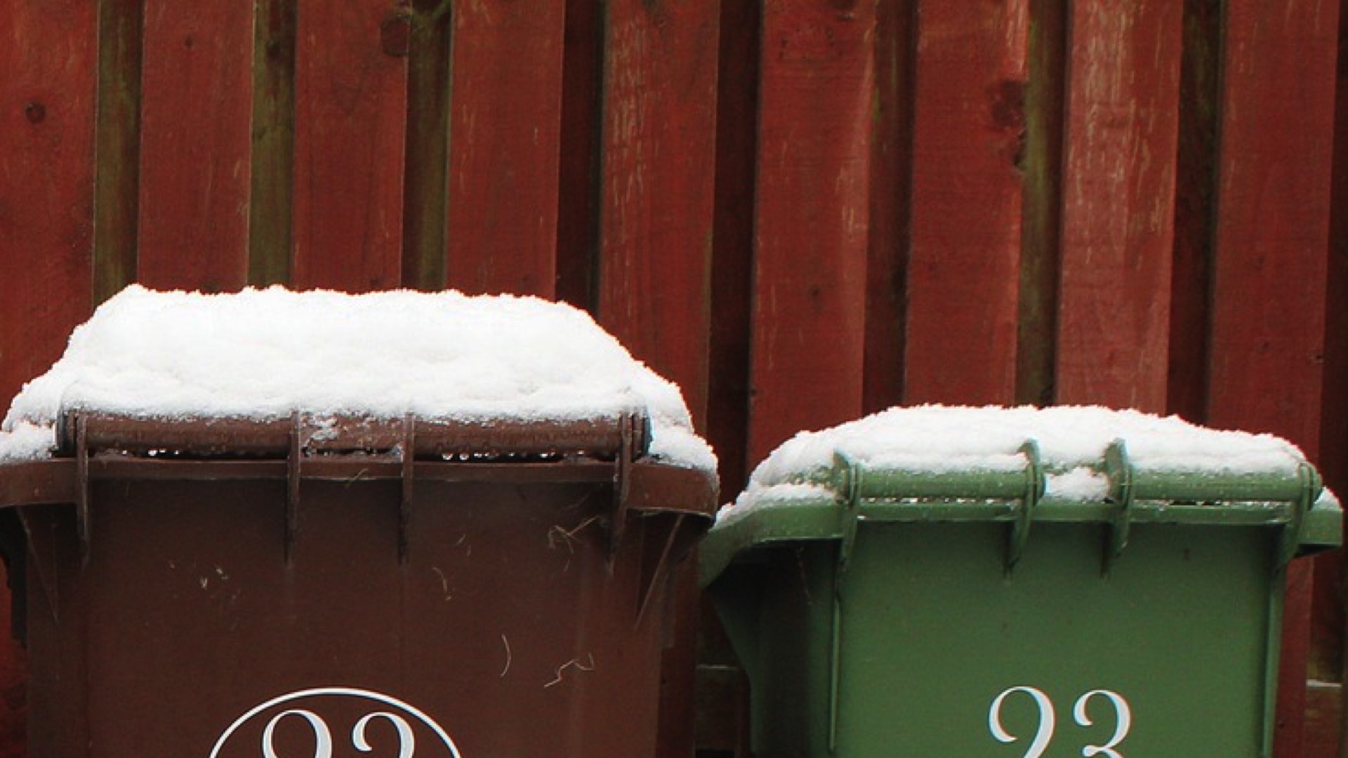 Vous devez rentrer vos poubelles si la collecte n'a pu avoir lieu à cause de la neige
