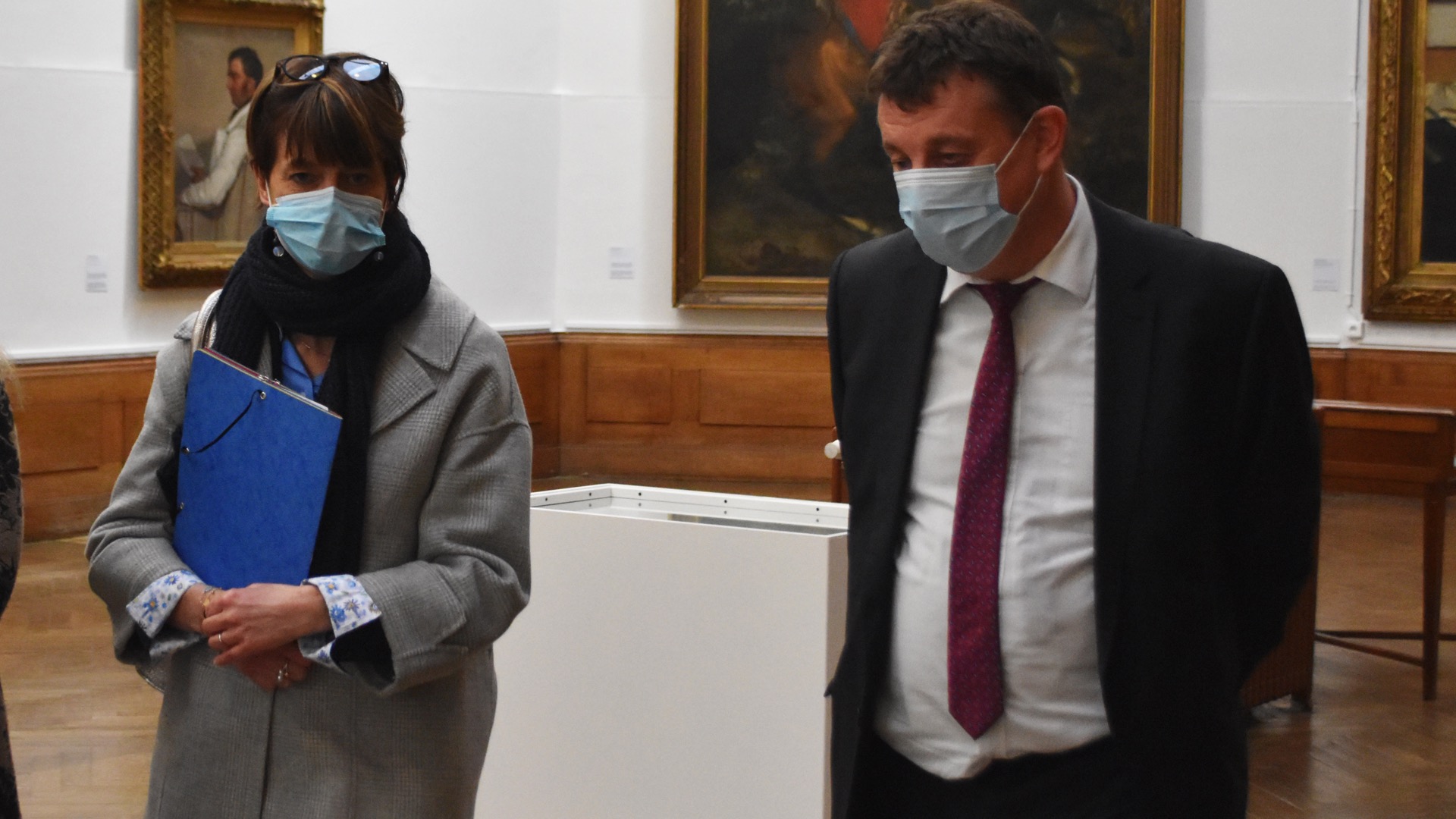 Musée des Beaux-Arts, Halle aux draps, Carré Janson,... : la ministre du Tourisme et du Patrimoine Valérie De Bue en visite à Tournai