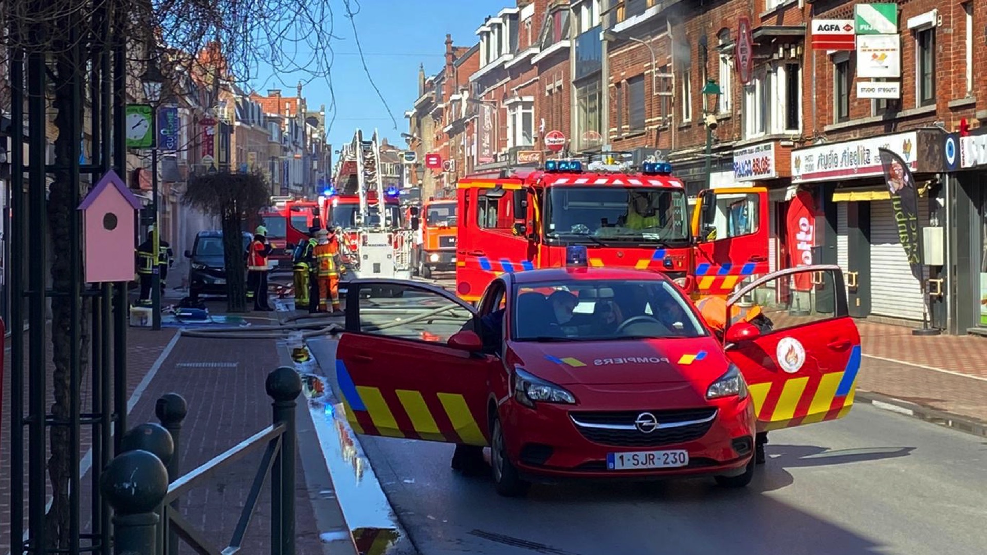 Comines : d'importants dégâts après un incendie dans une habitation de la rue du Faubourg