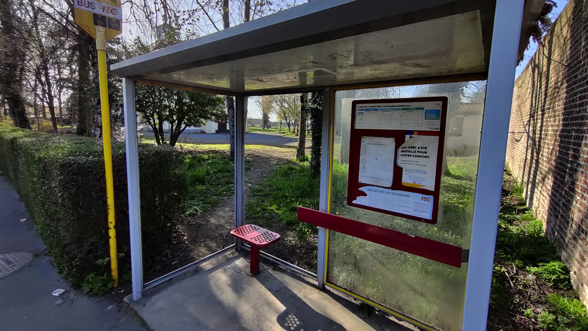 La commune de Pecq va rénover les différents abris de bus implantés sur son territoire