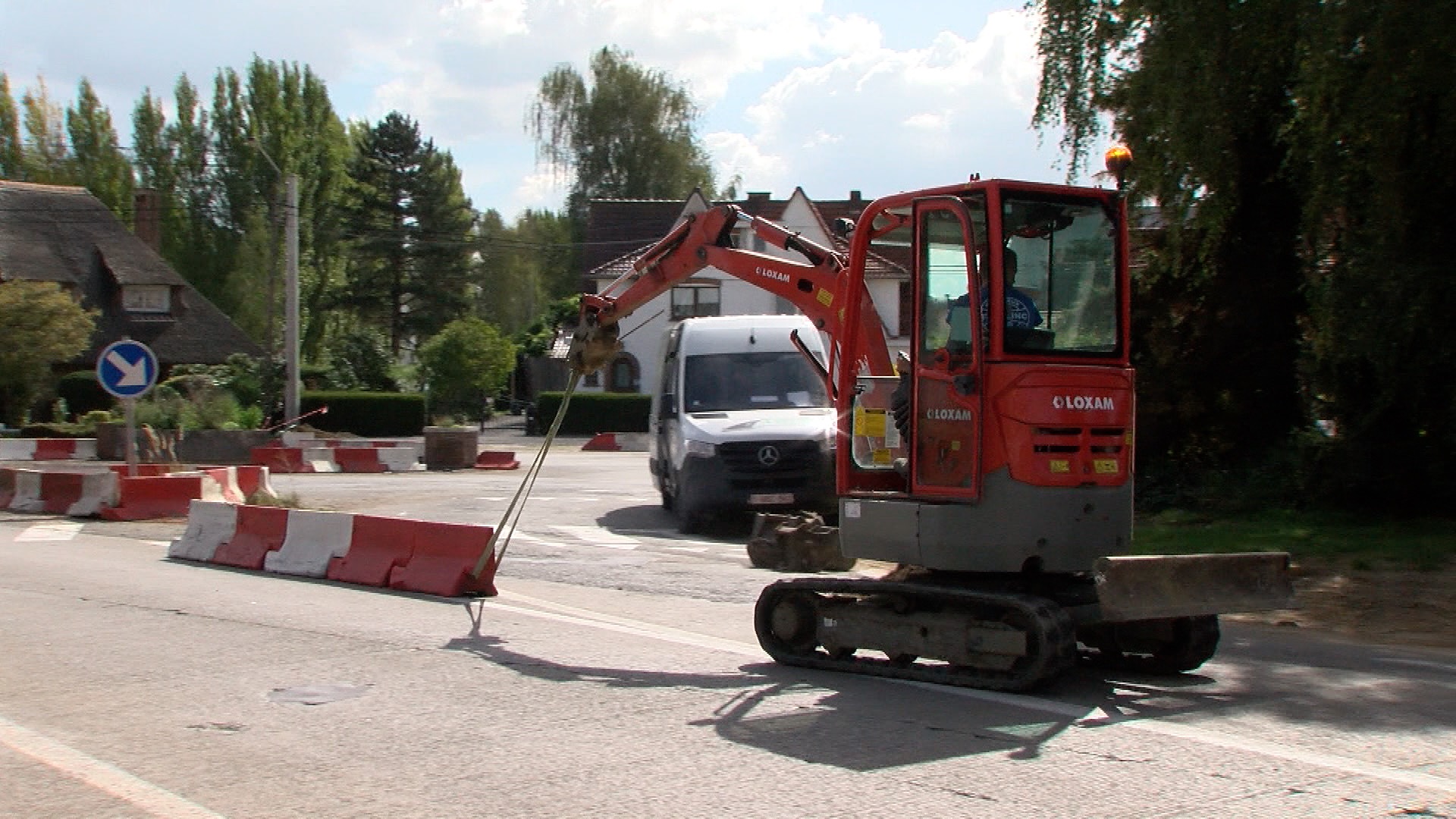 Dottignies : les travaux du carrefour du boulevard des Canadiens prolongés jusque fin avril