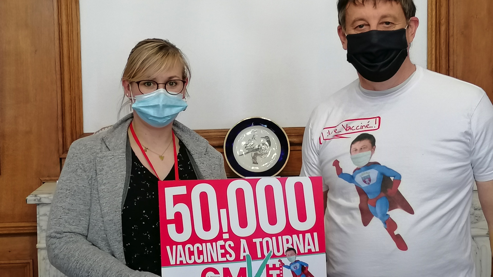 Centre de vaccination de Tournai : le cap des 50.000 vaccinés dépassé