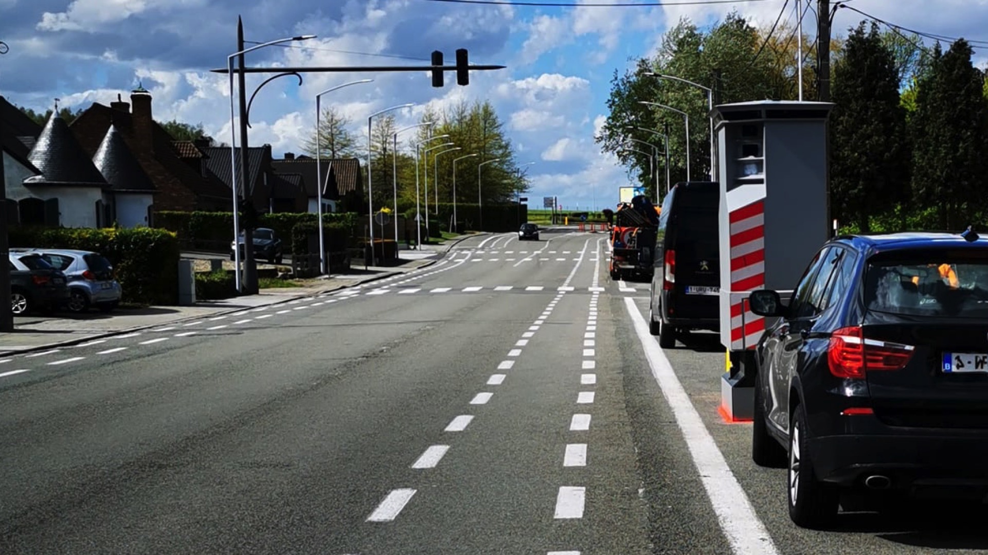 Le lidar de retour à la chaussée d'Aelbeke à Mouscron