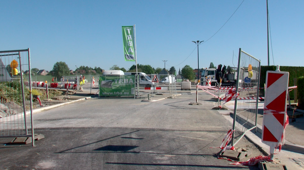 Mouscron : le rond-point tunnel de la chaussée de Luingne accessible à partir de ce vendredi