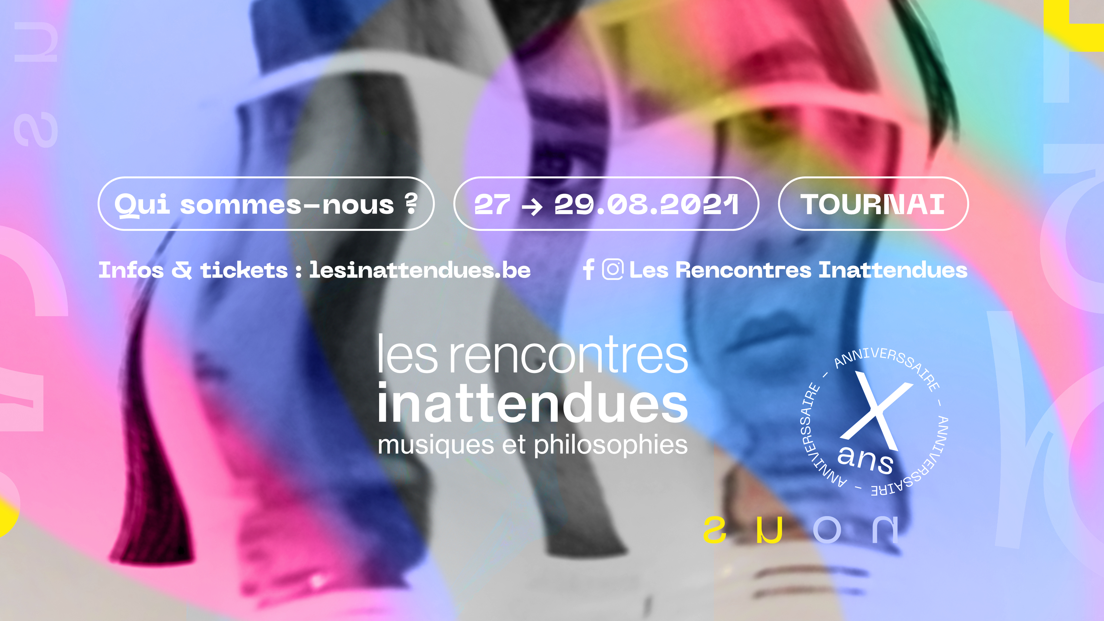 Le festival «Les Rencontres Inattendues»  est annoncé  du 27 au 29 août 2021