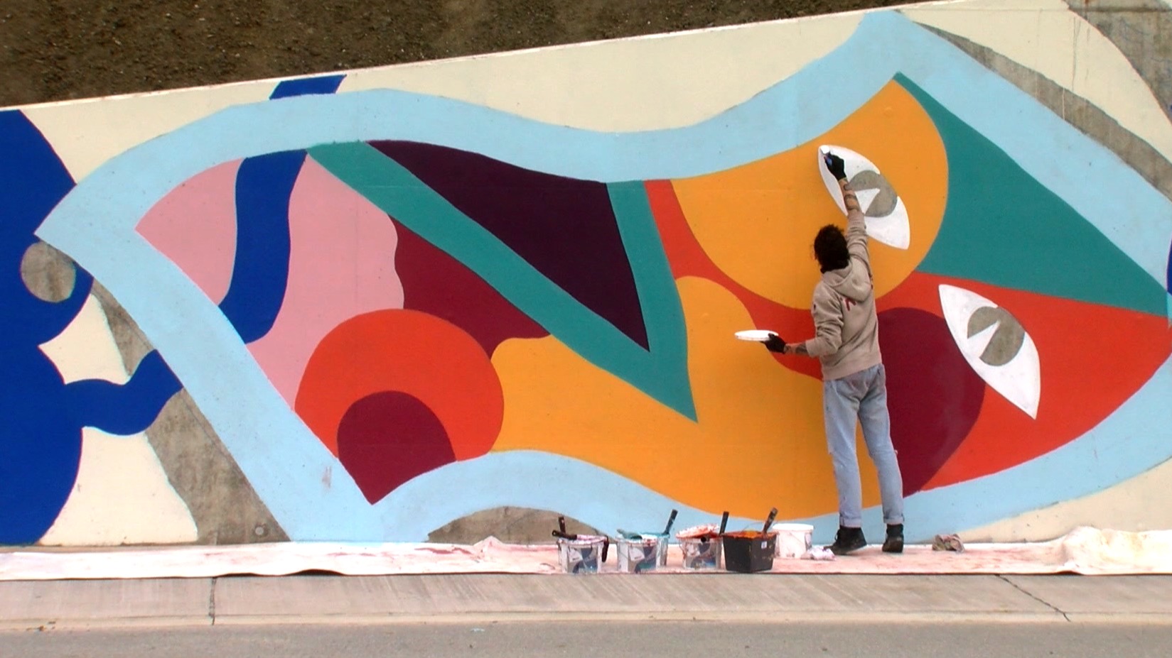 A Bernissart, le Centre Administratif du Préau sera orné d’une fresque