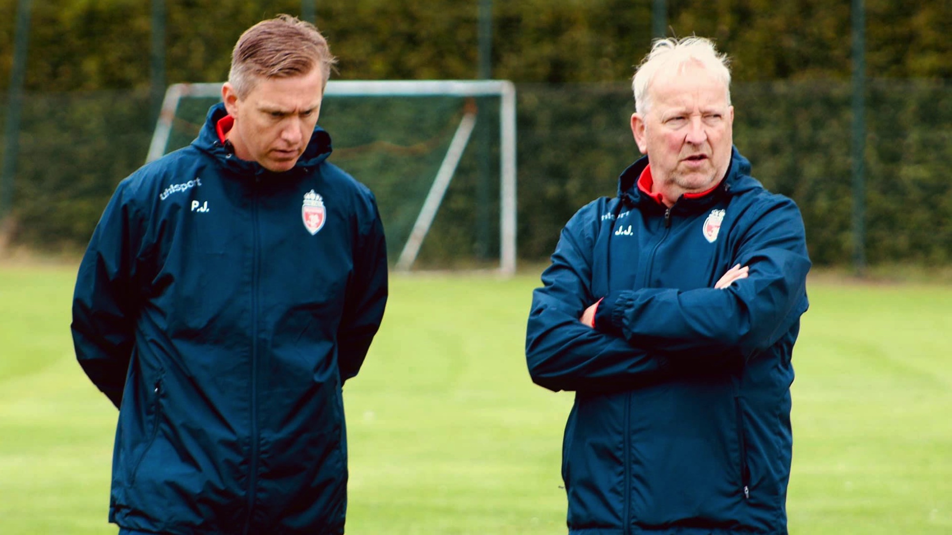 Avec José Jeunechamps et Pieter-Jan Sabbe, le staff de l'Excel Mouscron est au complet