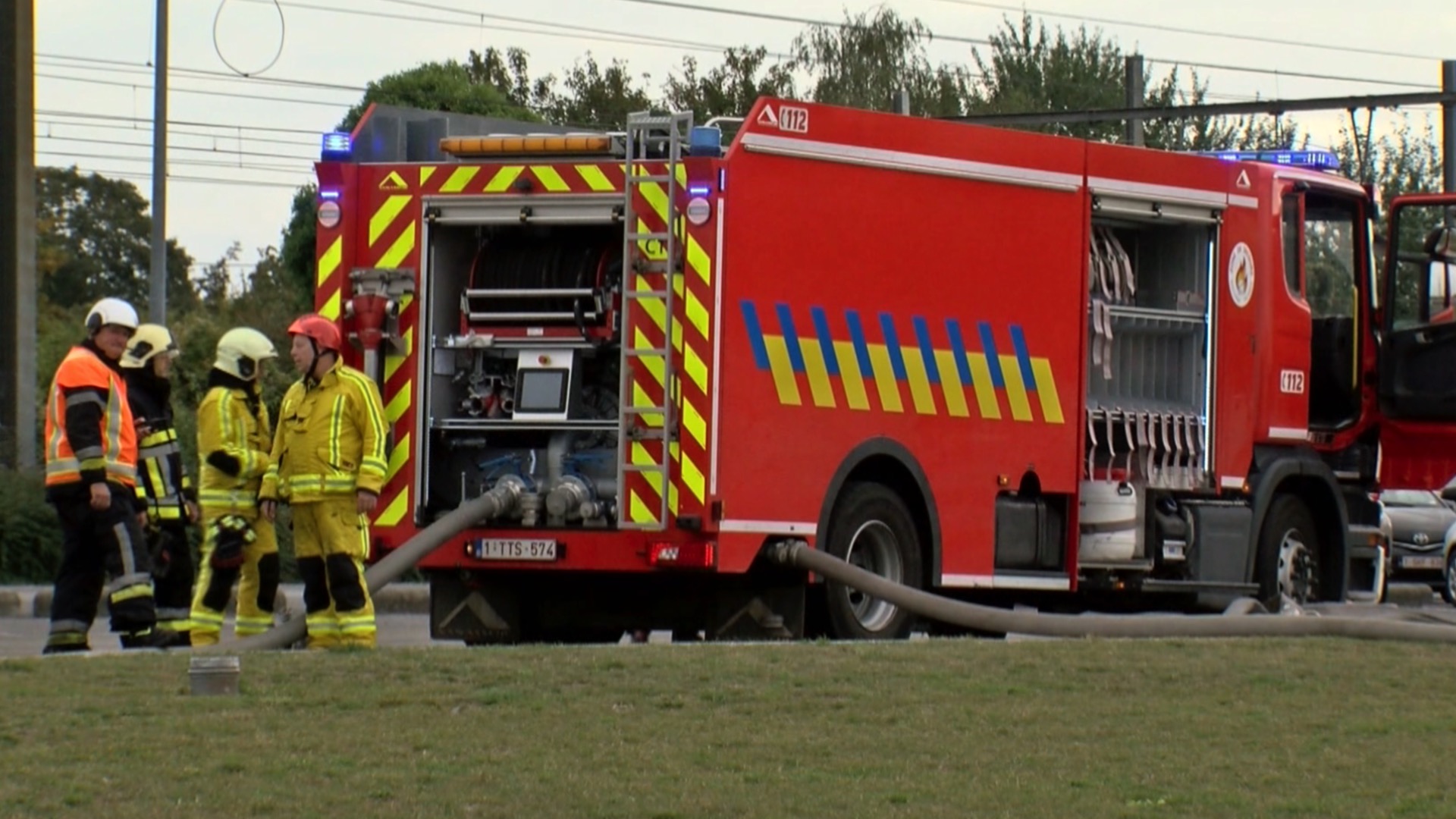 Les pompiers de Wallonie picarde viennent en aide aux pompiers liégeois
